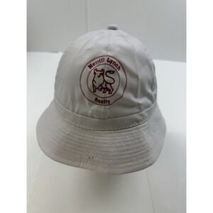 Vintage Merrill Lynch Realty bucket hat London Cap White Unused